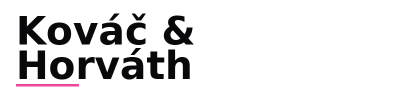 Kováč & Horváth logo